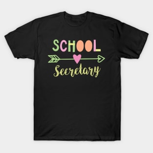 School Secretary Gift Idea T-Shirt